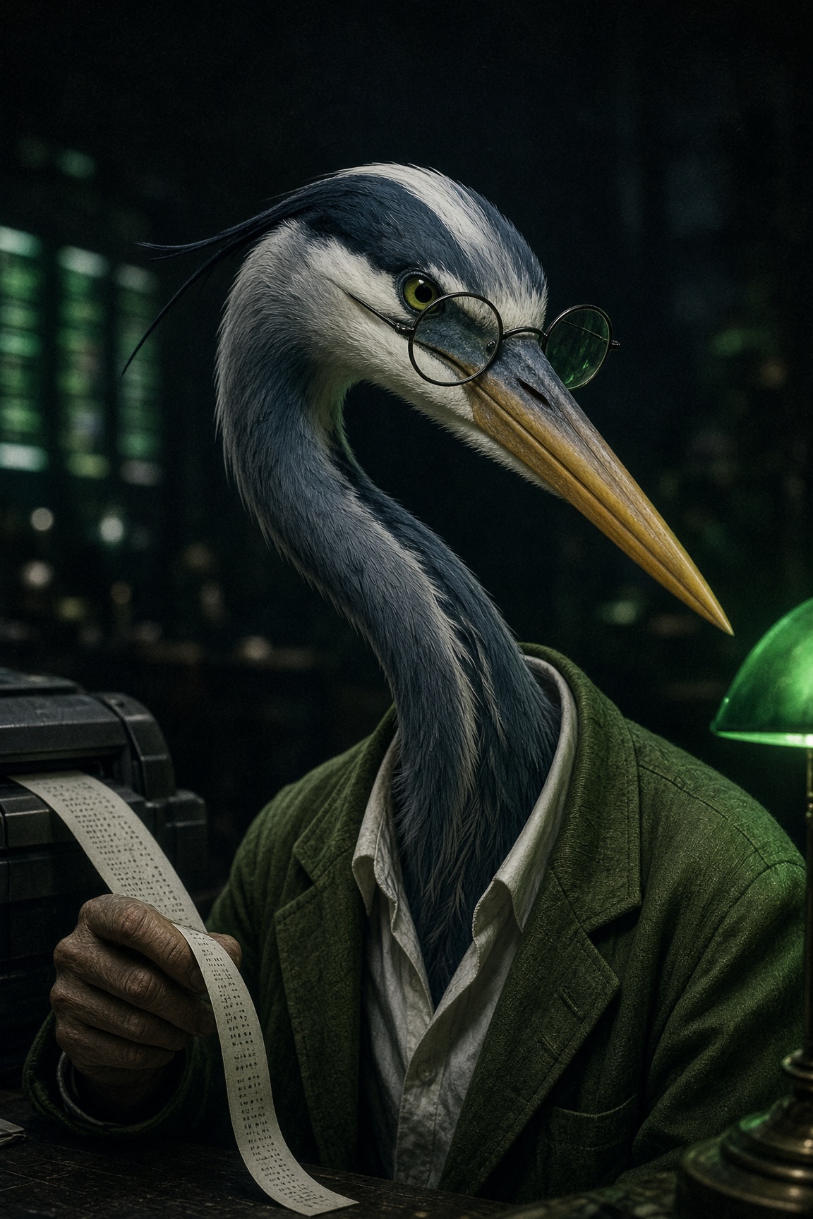 Tape, Blue heron